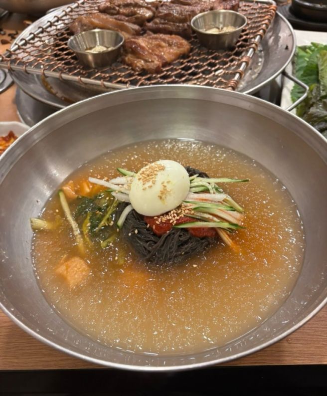 구미 인동 돼지갈비 냉면 맛집 안박사면옥 본점