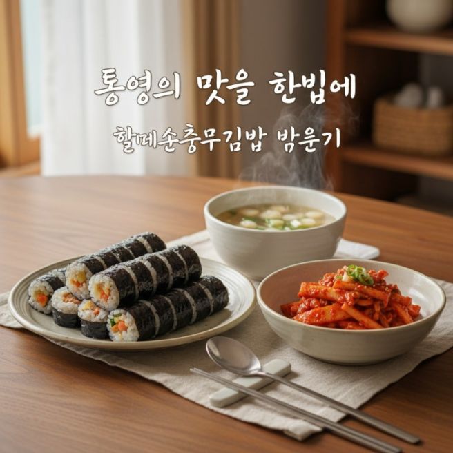 [미식] 통영의 소울푸드, 항남동 '할매손충무김밥 통영본점' 방문기