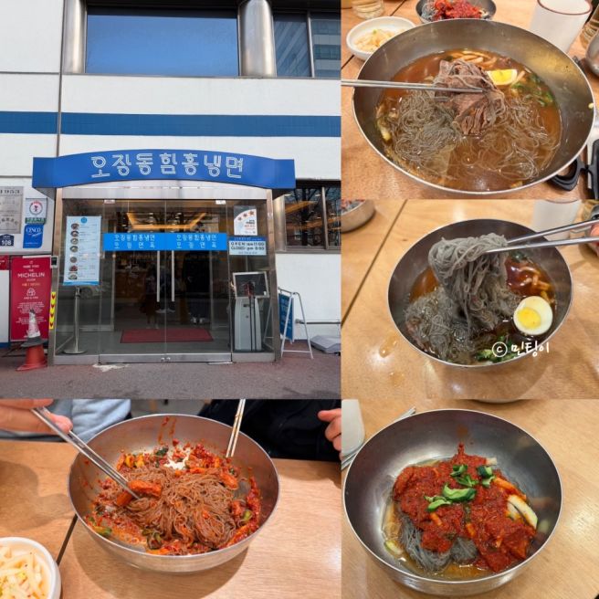 을지로 놀거리, 오장동 함흥냉면 최화정 냉면맛집 솔직후기
