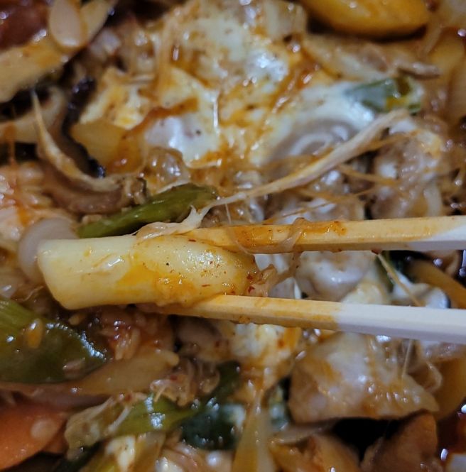 경산 하양 맛집 버섯찜닭 맛있는 훔친두마리치킨