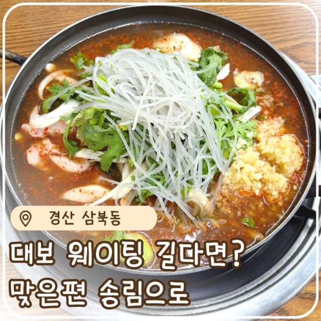 경산 돼지찌개 맛집 송림식육식당 대보식육식당 맞은편 노포 후기