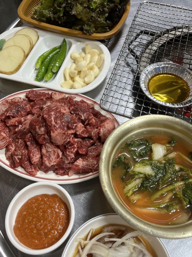 < 구미 맛집 > 구미 중앙시장 노포 소갈비살 맛집 옛날 고기집