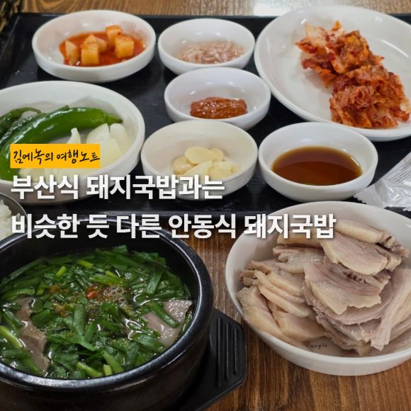 안동 현지인이 1번으로 추천한 로컬 국밥집 | 신라국밥 수육정식