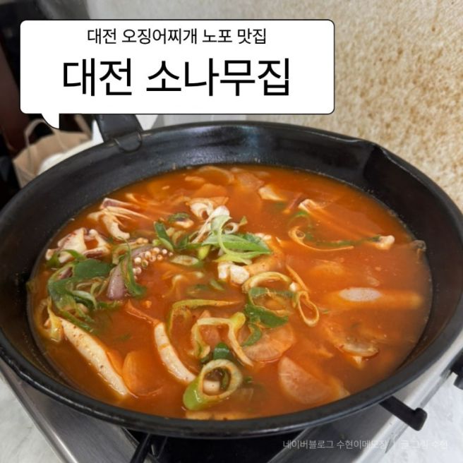 <대전> 노포 맛집 소나무집 칼국수 사리가 필수인 오징어찌개 (영업시간, 주문 팁)