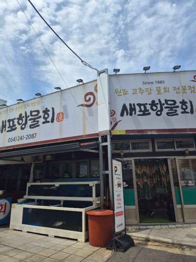 포항물회맛집 / 원조 고추장 물회 전문점 새포항물회 : 11년만에 재방문!
