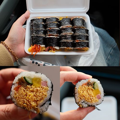 경주 여행 먹거리 맛집 교리김밥 본점 인당 2줄 구매제한 있어요 전국3대김밥