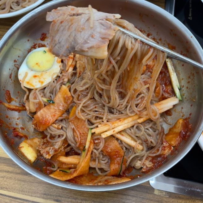 [김천 냉면 맛집] 물냉면·비빔냉면·수육까지 다 맛있는 '용두식당' 재방문 후기