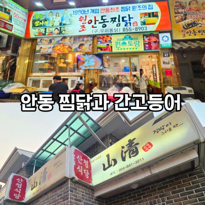 안동 맛집 찜닭과 간고등어 필수 코스