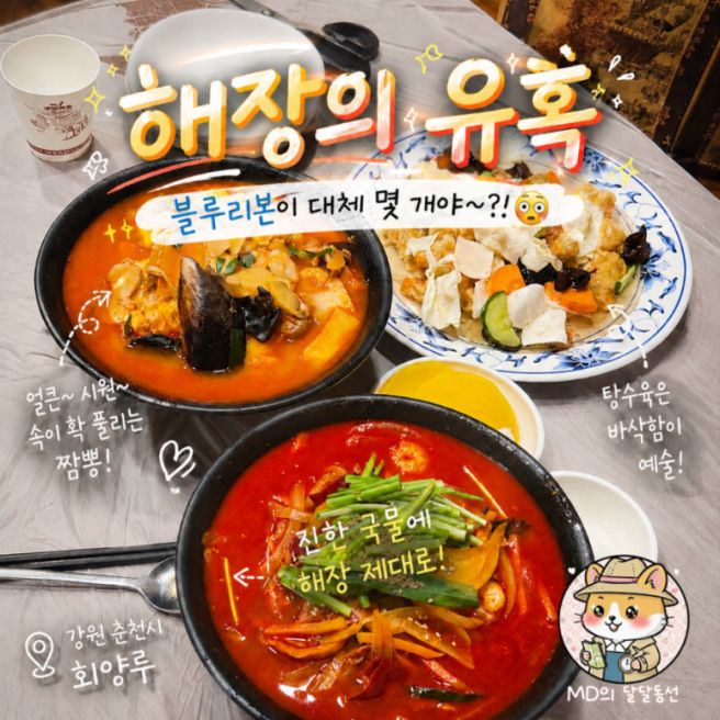춘천 맛집 회영루 짬뽕부터 탕수육까지 내돈내산 후기