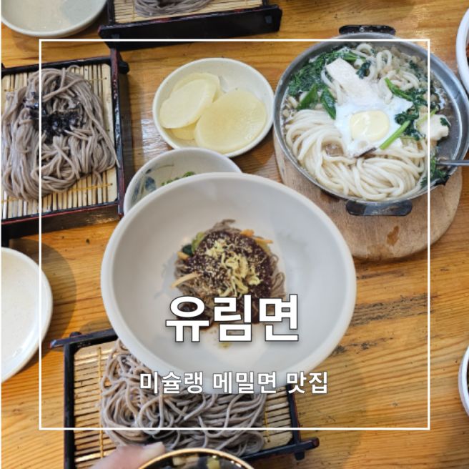 [시청] 유림면 | 미슐랭 메밀면 맛집 3가지 메뉴 먹어본 후기