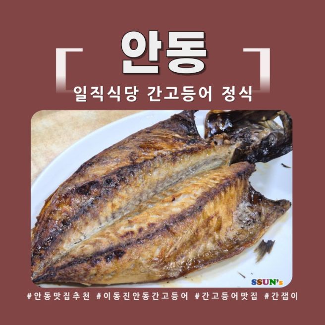 안동 맛집 추천 이동삼 간고등어 정식 일직식당