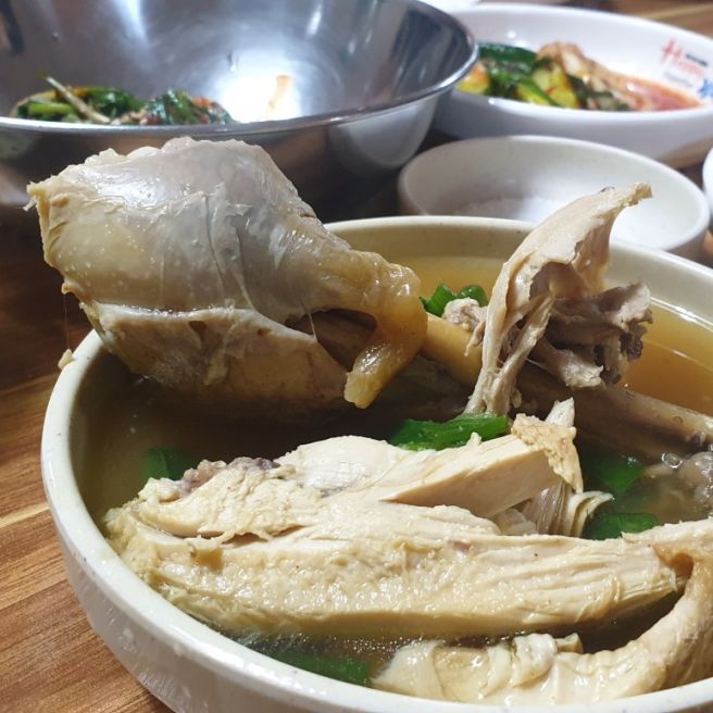 충북 영동 현지인 맛집 원조엄나무백숙 토종닭 한식 반찬맛집