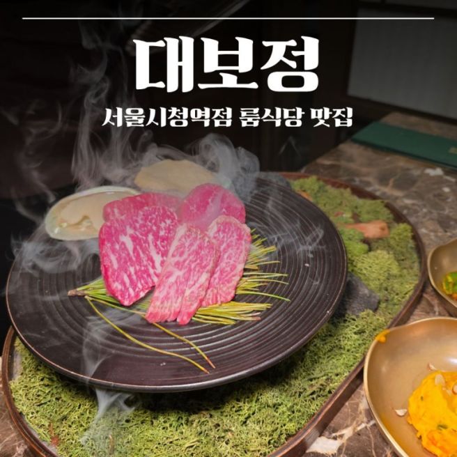 [시청역 룸식당 맛집] 대보정 _ 서울 중구 한우 오마카세 프라이빗 룸 후기