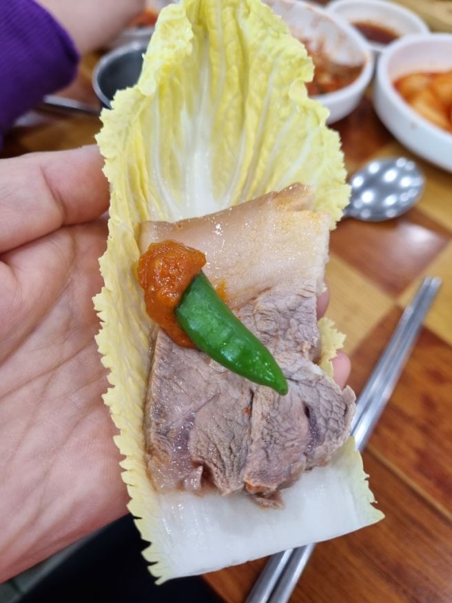 제주 삼대국수회관 본점, 동문시장 대신 들른 고기 국수