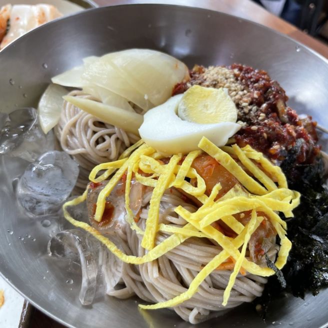 [부안막국수] 춘천 후평동 막국수 10,000원, 총떡이랑 같이 먹는 구수한 한 상 (내돈내산)
