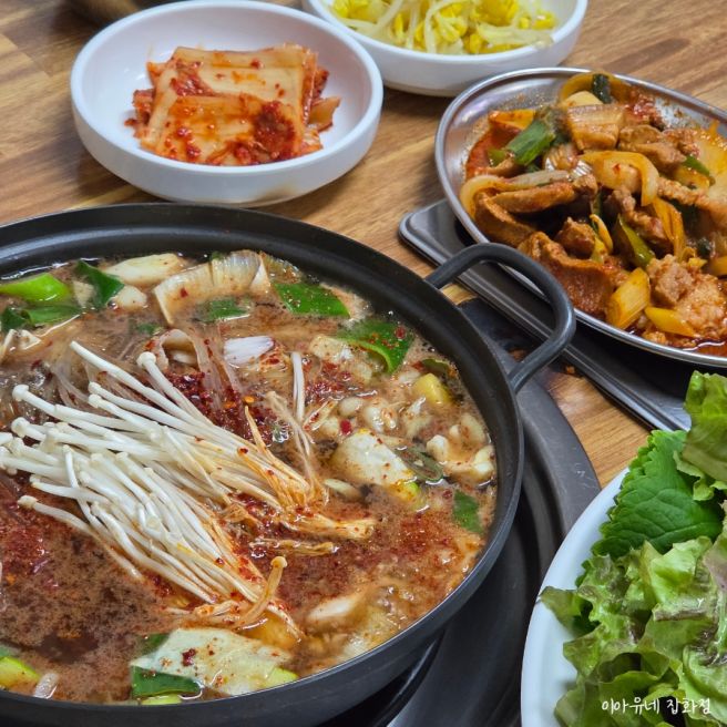 포항 청하 맛집 시장식육식당 풍자 또간집 소찌개 ( + 주차, 예약 )