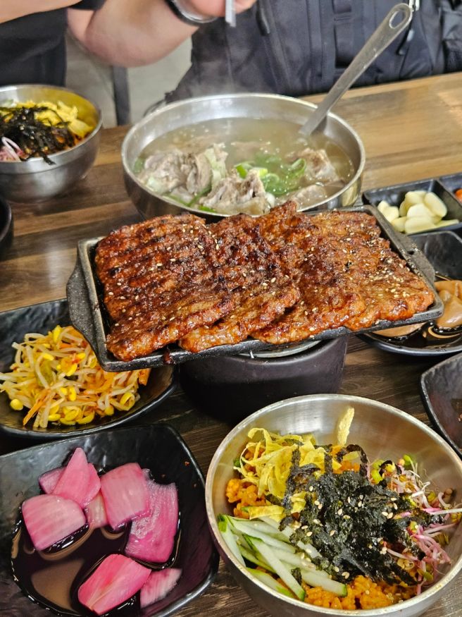 [광주]형제송정떡갈비 떡갈비거리 식당추천 국물나오는 식당